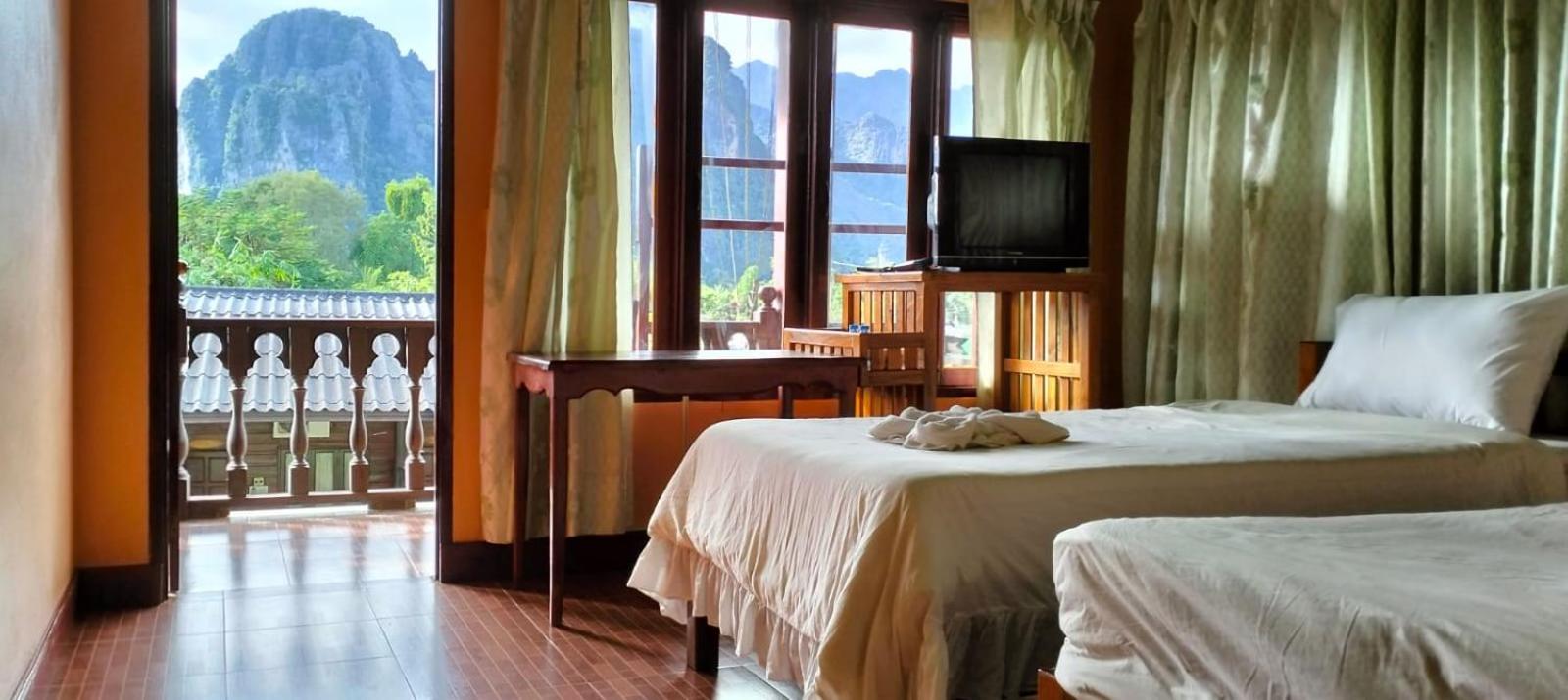 Bungalows Le Jardin Vangvieng Vang Vieng Exterior foto