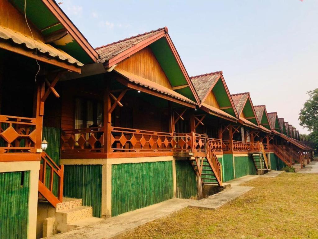 Bungalows Le Jardin Vangvieng Vang Vieng Exterior foto